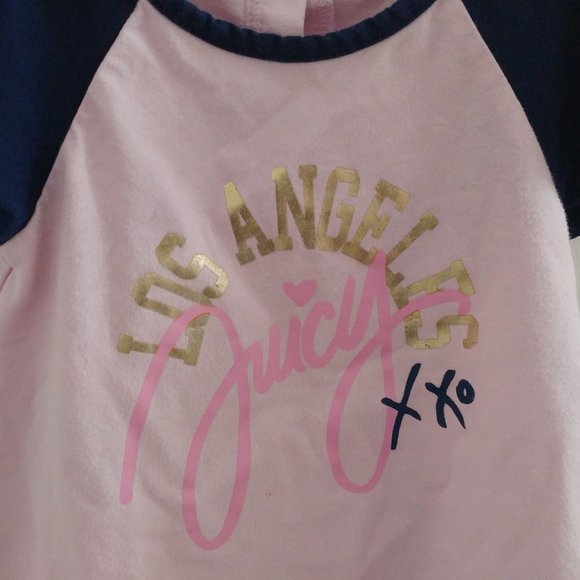 Juicy Couture Navy Joggers & T-Shirt Lot - Picture 7 of 9